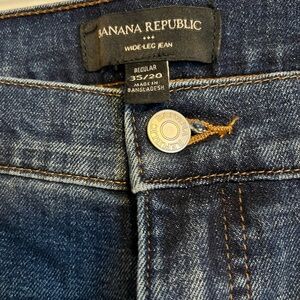 Banana Republic Blue Wide Leg Jeans